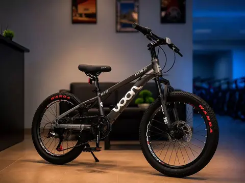 Детский горный велосипед DKALN 618 20, 20", серый, общий вид