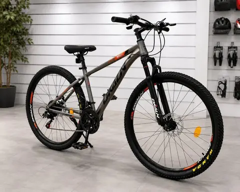 Горный велосипед DKALN 618, 26", бежевый, общий вид