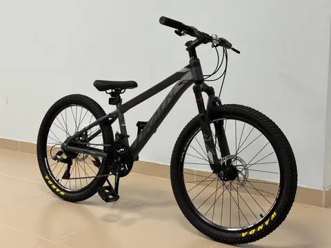 Горный велосипед DKALN 718 24, 24", чёрный, общий вид