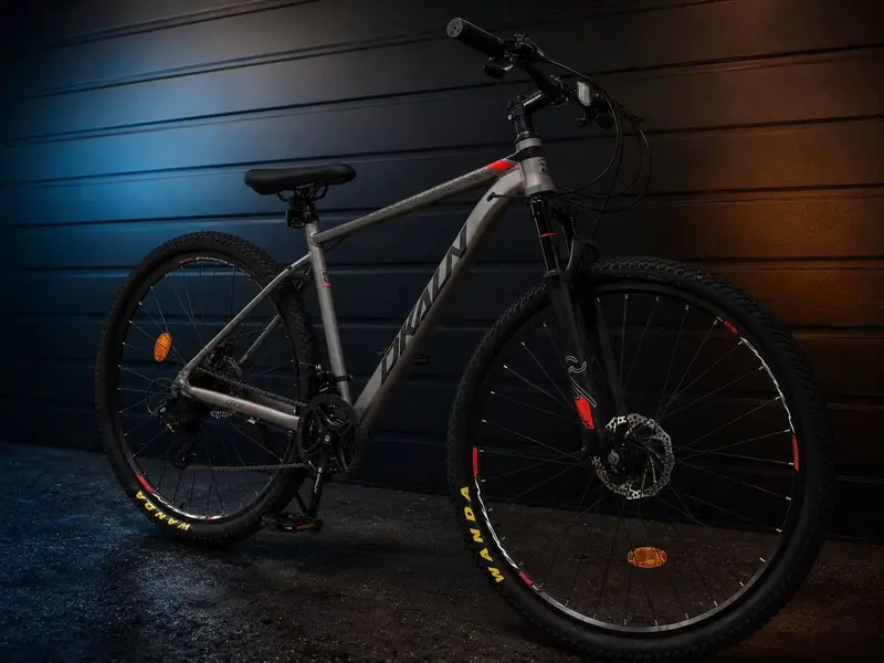 Горный велосипед DKALN 718 29, 29", серый, общий вид