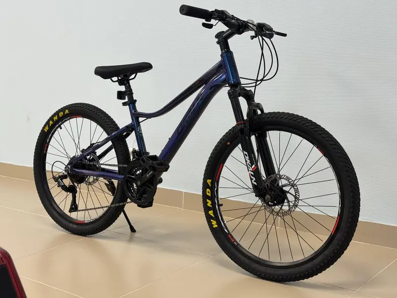 Горный велосипед DKALN 728 24, 24", синий, общий вид