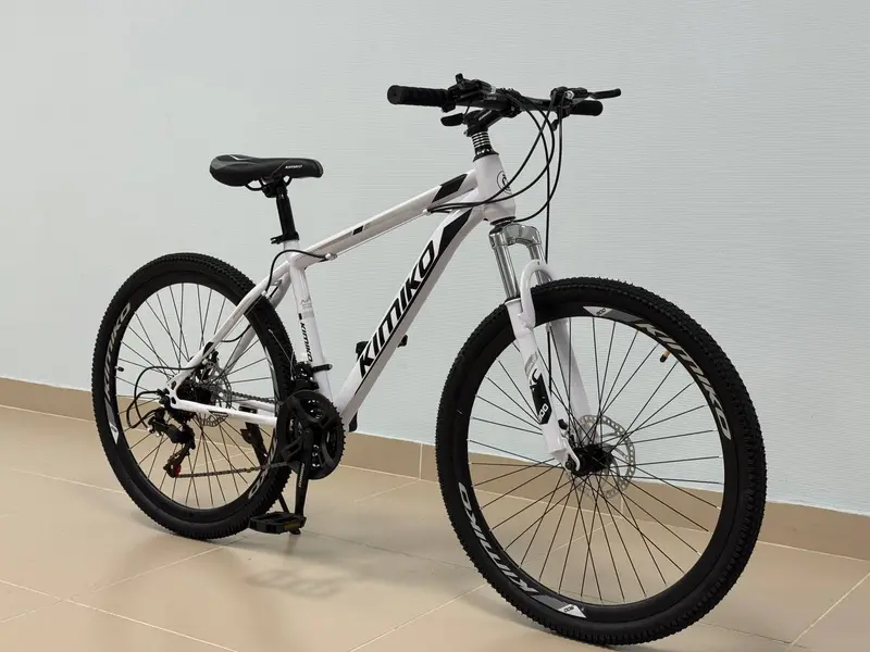 Горный велосипед KIMIKO K-601, 26", белый, общий вид
