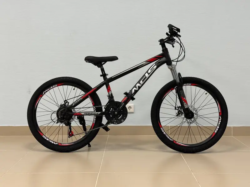 Горный велосипед MDS 011, 24", чёрный, общий вид