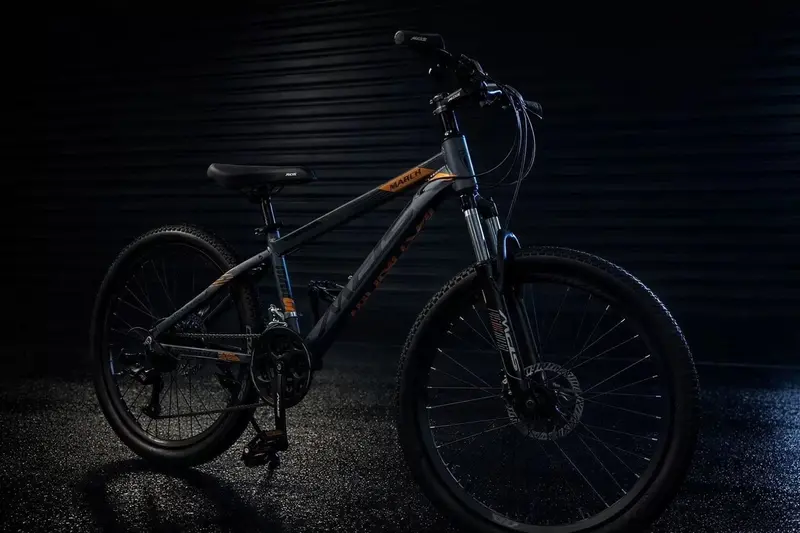 Горный велосипед MDS 051, 26", чёрный, общий вид