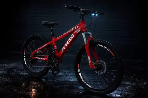 Горный велосипед, 22", красный, общий вид