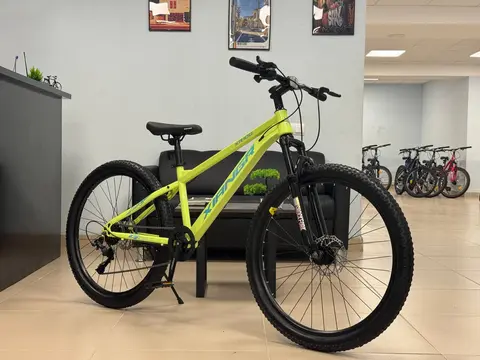 Горный велосипед, 26", зелёный, общий вид
